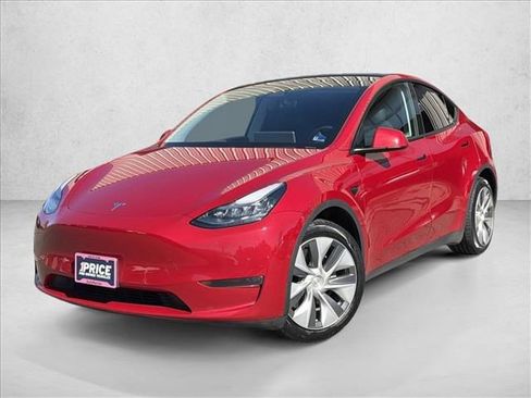 Used 2021 Tesla Model Y Long Range AWD/4WD image 1