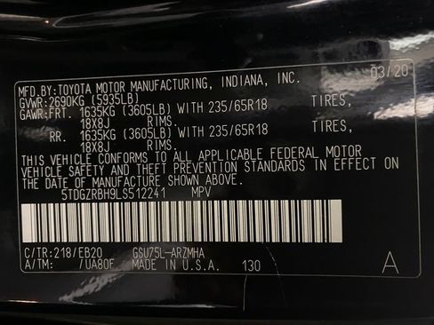 Used 2020 Toyota Highlander XLE AWD/4WD image 27