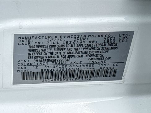 Used 2021 Nissan Sentra SR w/ SR Premium Package FWD image 34