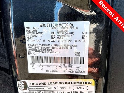 Used 2014 Ford F150 King Ranch w/ King Ranch Luxury Package image 9