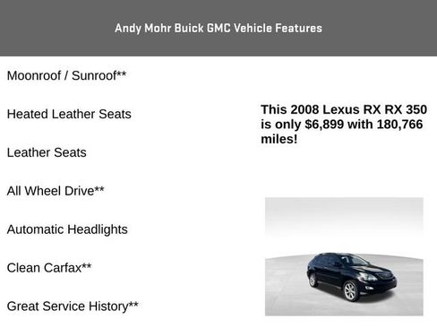 Used 2008 Lexus RX 350 AWD image 4