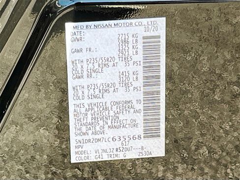 Used 2020 Nissan Pathfinder Platinum image 34