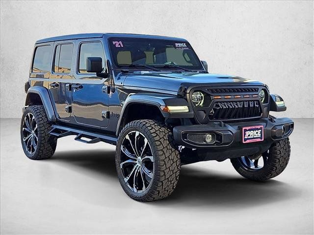 Used 2021 Jeep Wrangler Unlimited Sahara AWD/4WD image 3