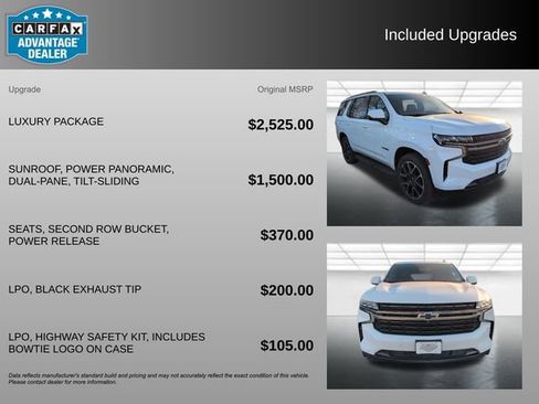 Used 2022 Chevrolet Tahoe RST w/ Luxury Package image 3