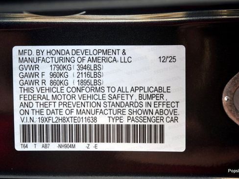 New 2026 Honda Civic Sport image 17