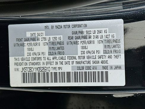 Used 2021 MAZDA CX-9 Touring w/ Touring Premium Package AWD/4WD image 36