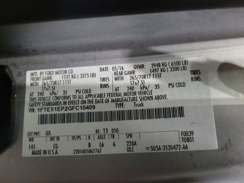 Used 2016 Ford F150 XL w/ Equipment Group 101A Mid image 33