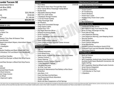 Used 2021 Hyundai Tucson SE FWD image 37
