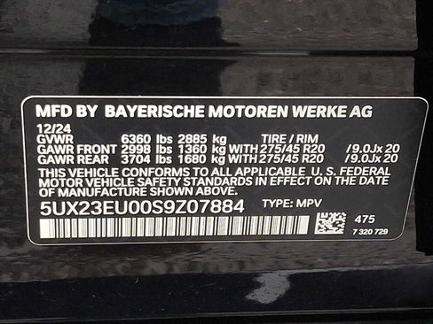 Certified 2025 BMW X5 xDrive40i w/ M Sport Package AWD/4WD image 27