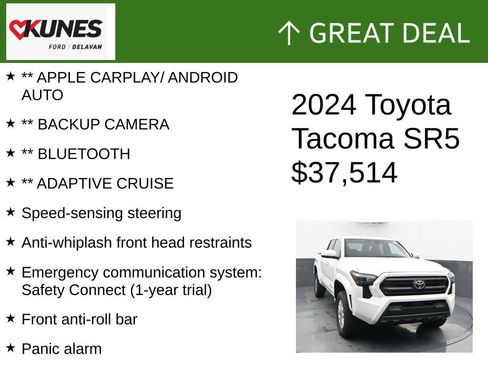 Used 2024 Toyota Tacoma SR5 AWD/4WD image 2