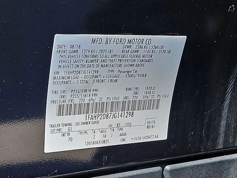 Used 2018 Ford Taurus SE FWD image 37