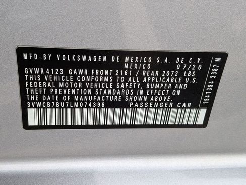 Used 2020 Volkswagen Jetta SE w/ SE Cold Weather Package image 29