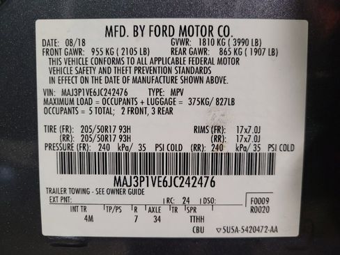 Used 2018 Ford EcoSport Titanium image 33