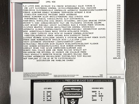 Used 1991 Acura NSX image 16