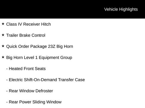 Used 2024 RAM 1500 Big Horn AWD/4WD image 10