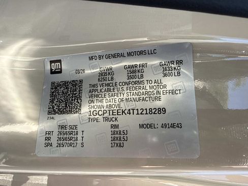 New 2026 Chevrolet Colorado Trail Boss AWD/4WD image 34