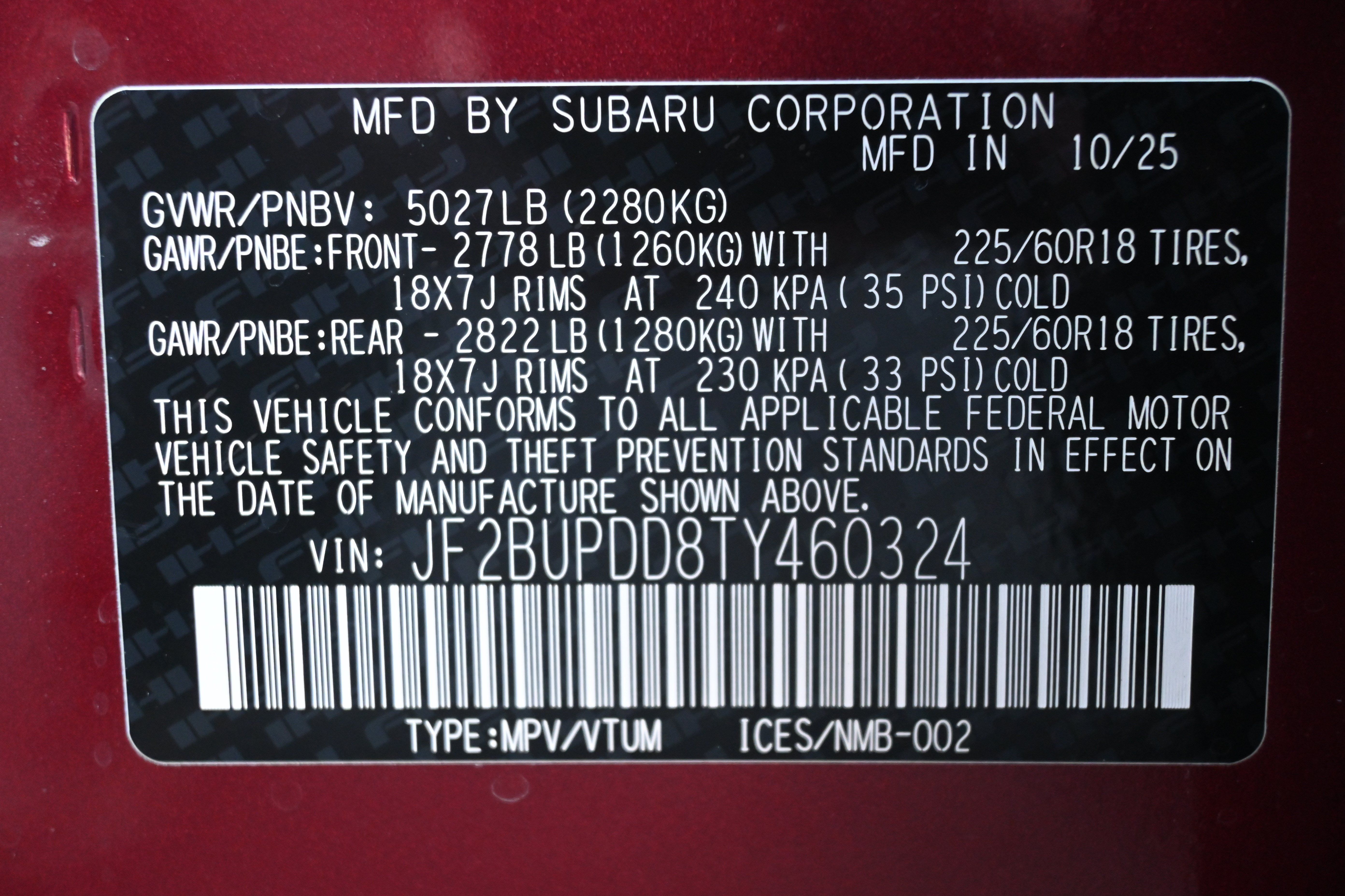 Used 2026 Subaru Outback Limited w/ Premium/Limited Package 2 AWD/4WD image 38