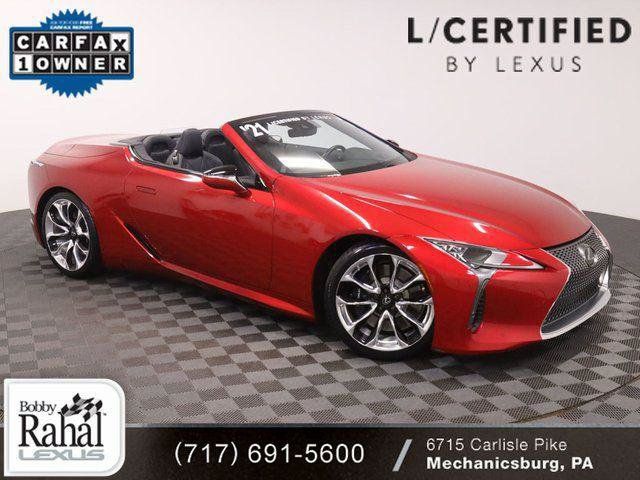 Certified 2021 Lexus LC 500 Convertible w/ Touring Package RWD image 1