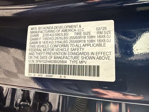Certified 2025 Honda Pilot EX-L image 20