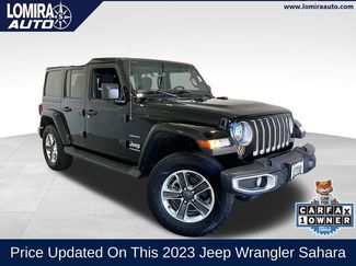 Used 2023 Jeep Wrangler Unlimited Sahara w/ Cold Weather Group AWD/4WD 360° Tour