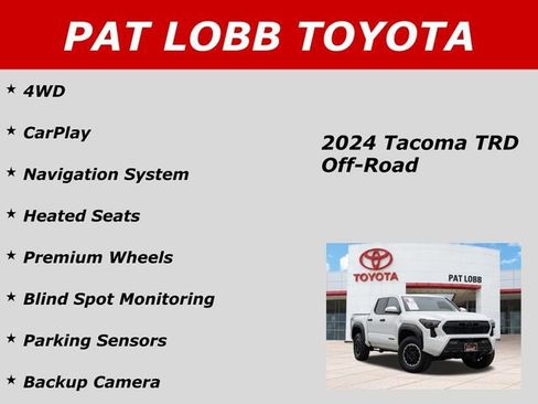 Used 2024 Toyota Tacoma TRD Off-Road w/ TRD Off Road Upgrade Package AWD/4WD image 39