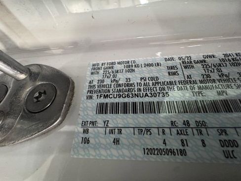 Used 2022 Ford Escape SE w/ Convenience Package image 27