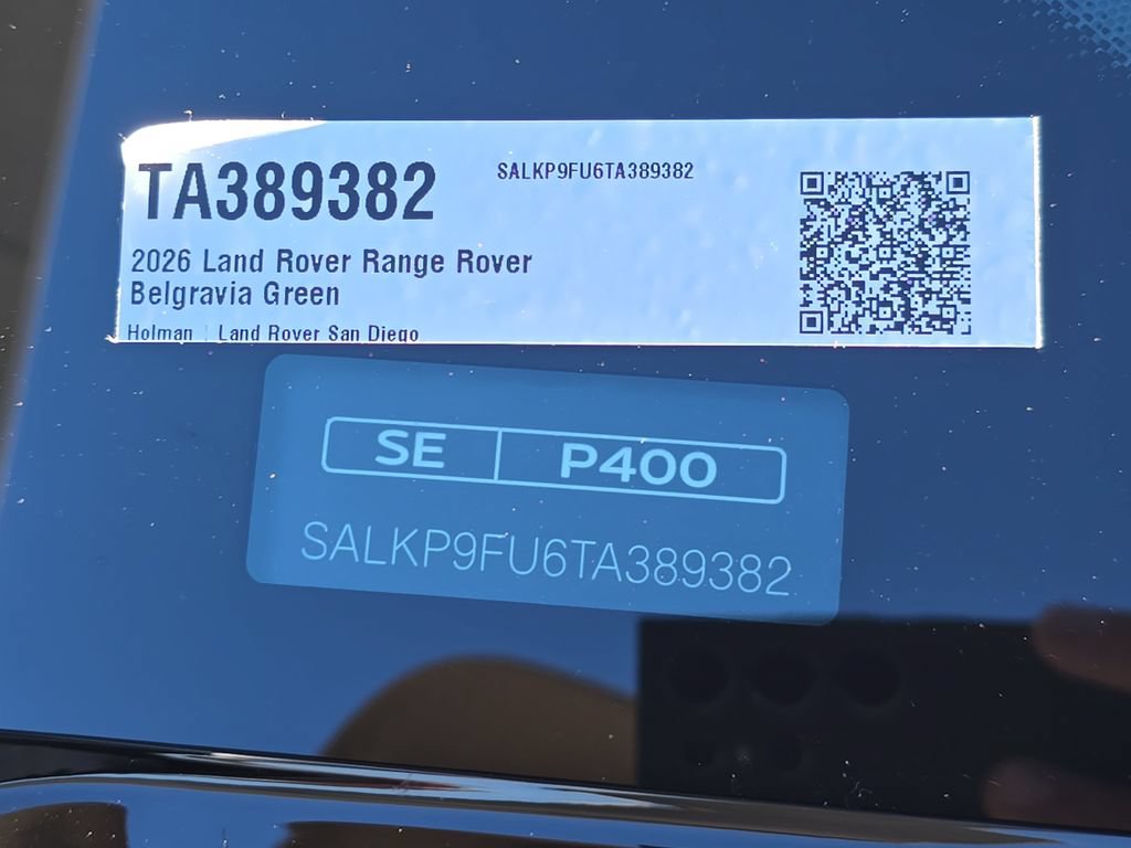 New 2026 Land Rover Range Rover SE AWD/4WD image 37