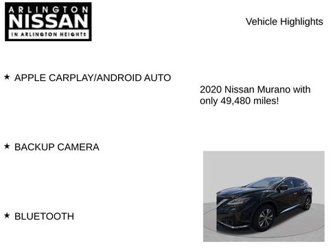Used 2020 Nissan Murano S w/ Technology Package AWD/4WD image 7