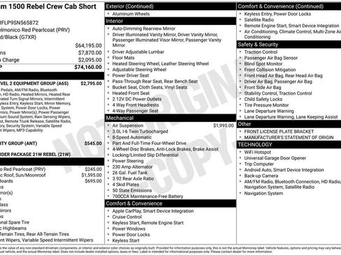 Used 2025 RAM 1500 Rebel w/ Rebel Level 2 Equipment Group AWD/4WD image 9