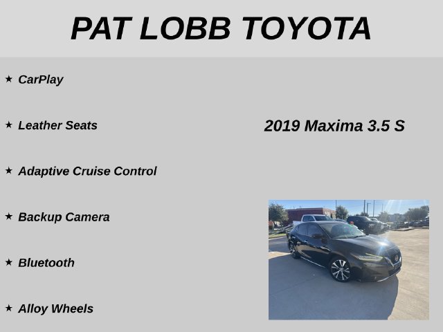 Used 2019 Nissan Maxima 3.5 S w/ Floor Mat Group FWD image 11