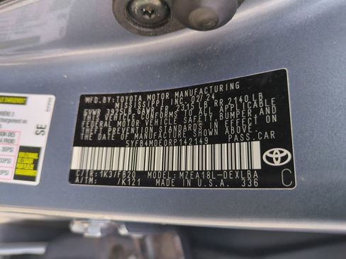 Used 2024 Toyota Corolla LE FWD image 36
