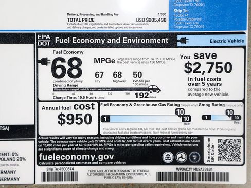 Used 2020 Porsche Taycan image 68