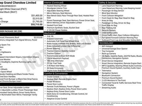 Used 2023 Jeep Grand Cherokee Limited AWD/4WD image 33