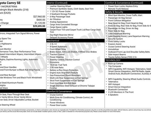 Used 2024 Toyota Camry SE FWD image 11