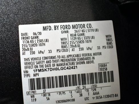 Used 2020 Ford Explorer XLT w/ Equipment Group 202A image 14