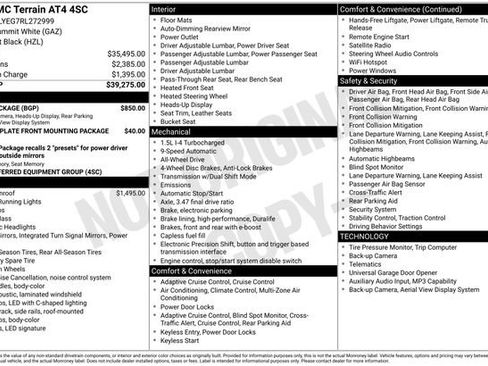 Used 2024 GMC Terrain AT4 w/ Tech Package AWD/4WD image 2