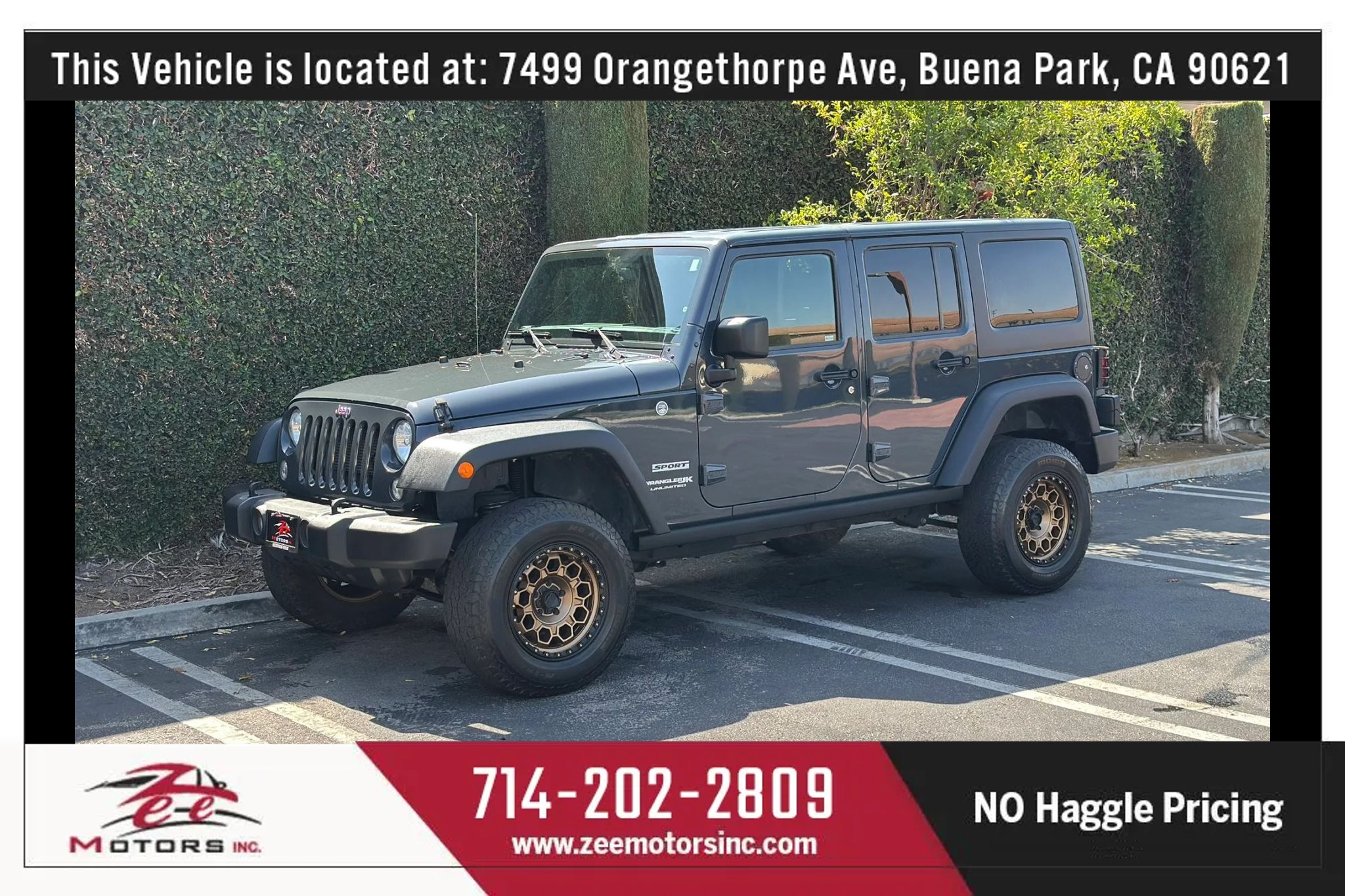 Used 2018 Jeep Wrangler Unlimited Sport S AWD/4WD image 12
