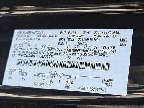 Used 2025 Ford Escape ST-Line image 20