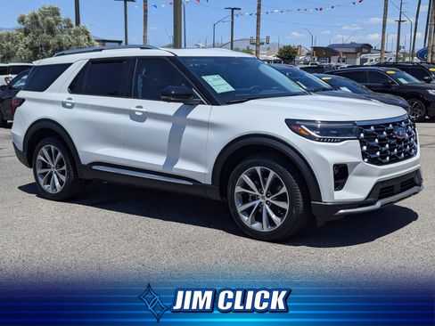 Certified 2025 Ford Explorer Platinum w/ Ultimate Package AWD/4WD image 1