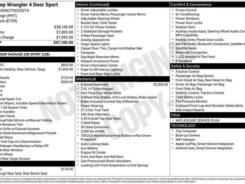 New 2026 Jeep Wrangler Sport image 3