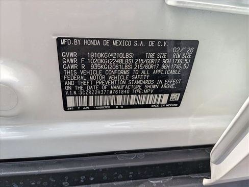 New 2026 Honda HR-V LX image 17