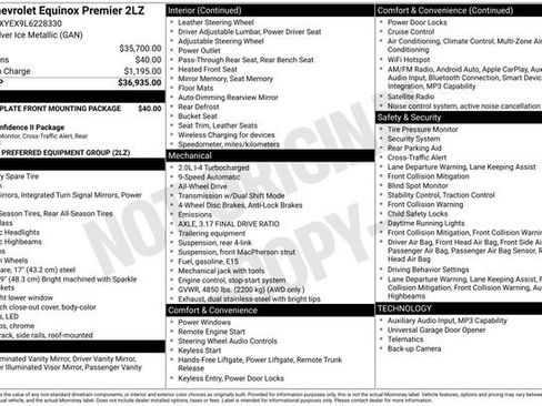 Used 2020 Chevrolet Equinox Premier AWD/4WD image 24