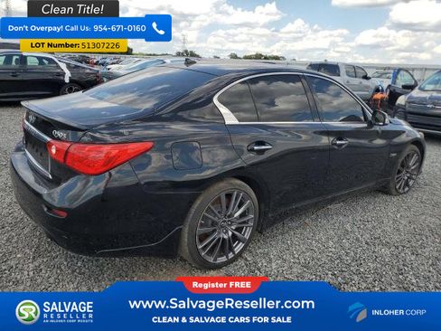 Used 2016 INFINITI Q50 Red Sport 400 AWD/4WD image 4
