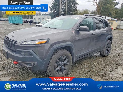 Used 2018 Jeep Cherokee Trailhawk w/ Quick Order Package 27L AWD/4WD image 1