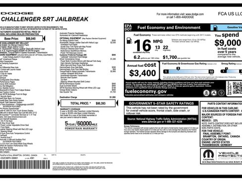 Used 2023 Dodge Challenger SRT Hellcat w/ Driver Convenience Group image 40