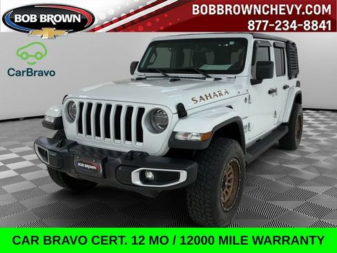 Used 2021 Jeep Wrangler Unlimited Sahara AWD/4WD image 1
