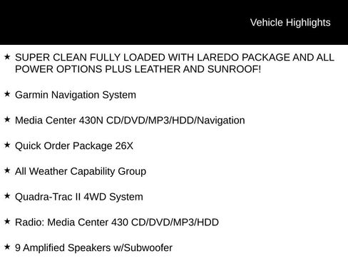 Used 2011 Jeep Grand Cherokee Laredo AWD/4WD image 5