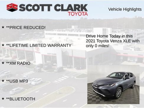 Used 2021 Toyota Venza XLE w/ Softex Package AWD/4WD image 13