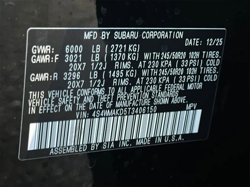 New 2026 Subaru Ascent Touring image 29