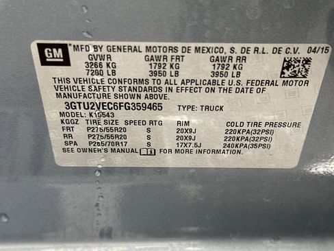 Used 2015 GMC Sierra 1500 SLT w/ SLT Crew Cab Value Package image 26